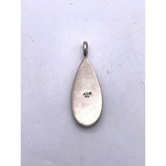 JCD 925 Sterling Silver Filigree Drop Pendant - Picture 4 of 4